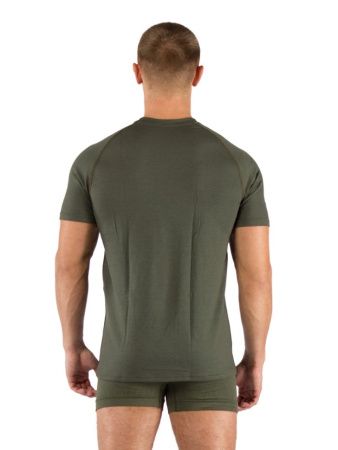 Футболка  мужская Quido/ кор. рукав/ шерсть 160/ зеленый