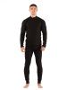 Комплект мужского термобелья Lasting, черный - футболка SWU и штаны JWP