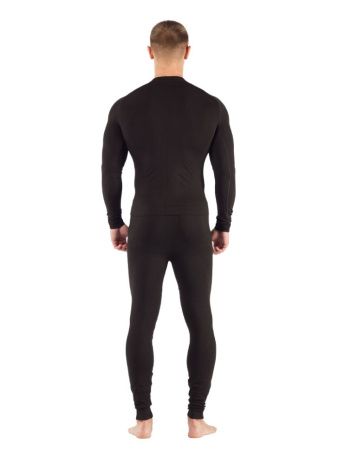 Комплект мужского термобелья Lasting, черный - футболка Apol и штаны Ateo