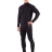 Комплект мужского термобелья Lasting, черный - футболка WIRY и штаны WICY, XL