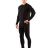 Комплект мужского термобелья Lasting, черный - футболка Atar и штаны Atok, M
