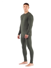 Комплект мужского термобелья Lasting, зеленый - футболка Rosta и штаны Rex, M